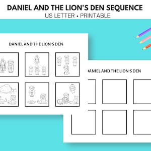 Artesanato de Daniel e a Cova dos Leões, História Bíblica de Daniel na Cova dos Leões, Artesanato da Escola Dominical, Escola Bíblica de Férias, Daniel e Cova dos Leões para Impressão