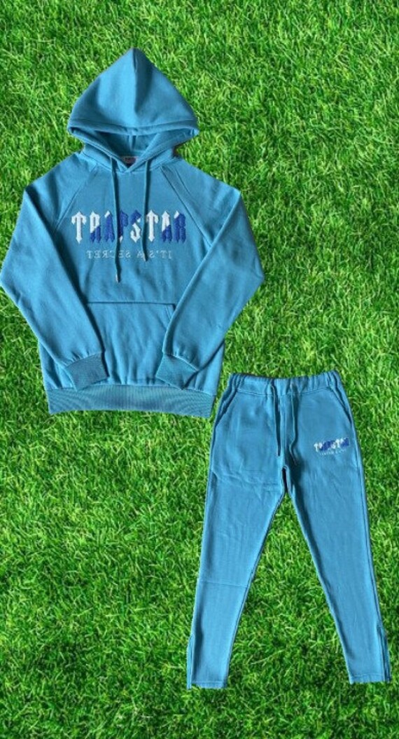 Trapstar Chenille Decoded Light Blue Tracksuit Etsy