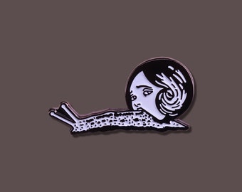 Slug Girl Hard Metal Enamel Pin badge, Pin, Horror Anime Fans Gift Memorabilia, Fandom Gift