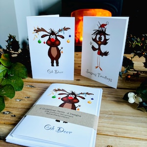 Charity Christmas Cards - Uniquely designed direct from the artist in packs of 10, 6 or individual.
