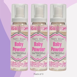 Baby Powder Scent Body Mist Spray - Pack of 3