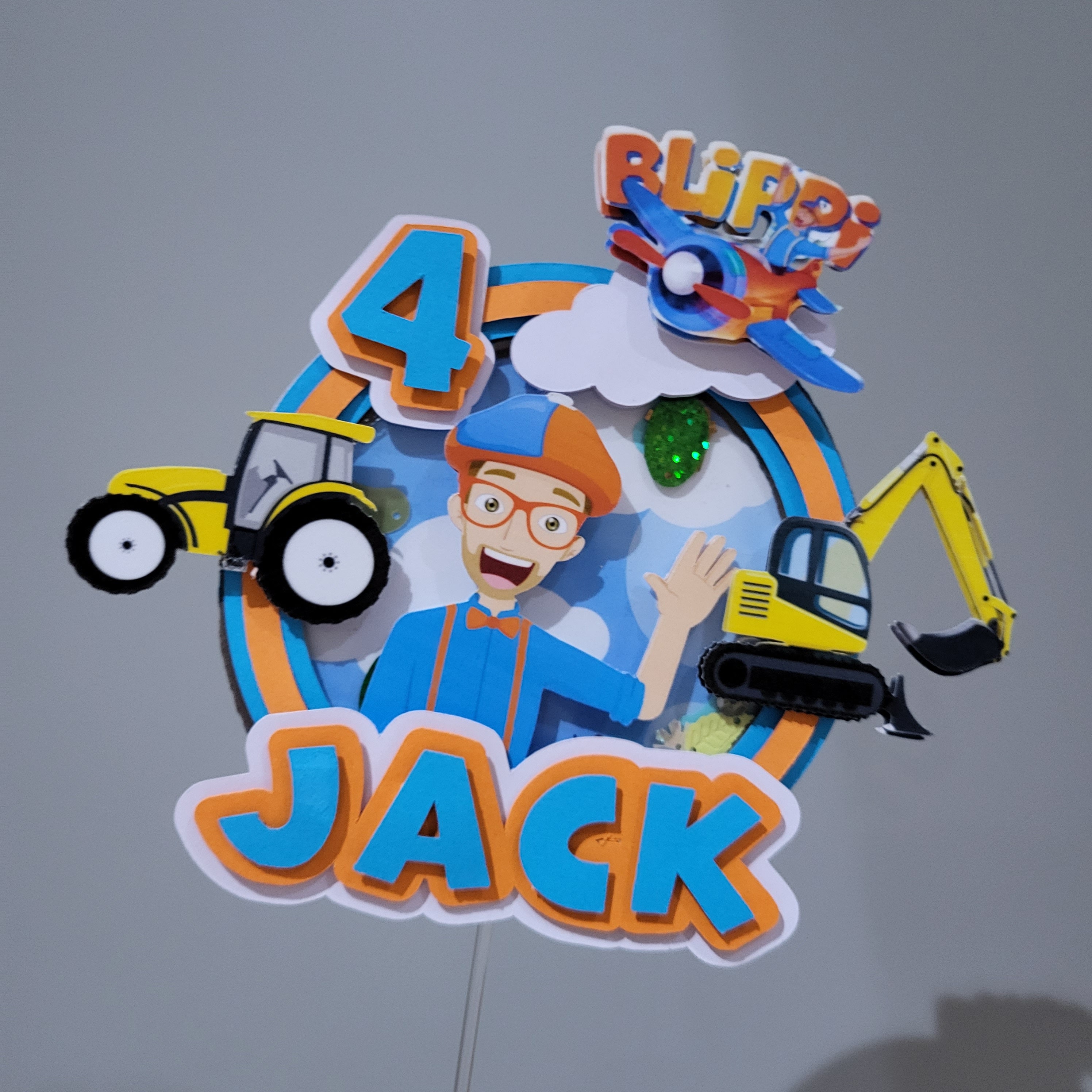 Blippi Cake Topper - Etsy