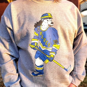 Vintage NHL (League Leader) - St. Louis Blues Crew Neck Sweatshirt 1990s  X-Large – Vintage Club Clothing