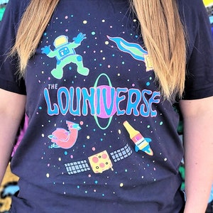 The LOUniverse Shirt, Saint Louis Shirt, St. Louis Shirt, St. Louis gifts, Saint Louis Artwork, STL Gifts, St. Louis Cardinals, STL Beer