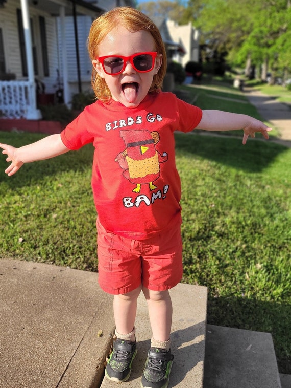 ShopTheLOUniverse St. Louis Cardinals Shirt for Kids | Birds Go Bam! | Cardinals Baseball, St. Louis Cardinals T-Shirt, St. Louis Souvenirs, Cardinals Gifts