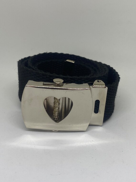 Belt With Love Heart Buckle - Etsy