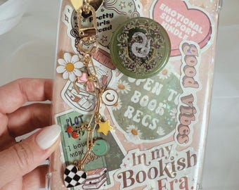 Personalized Kindle Charm Chain, Pick Your Own Charms, Customized Bookish Gifts