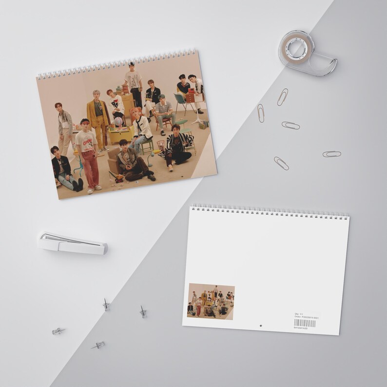 Seventeen Calendar 2024 Svt Merch Carat Birthday Gift Etsy