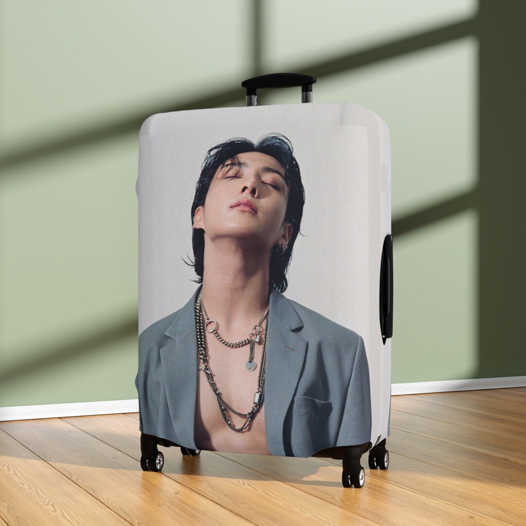Jungkook Luggage Cover Bts Luggage Cover Bts Merch Army Etsy