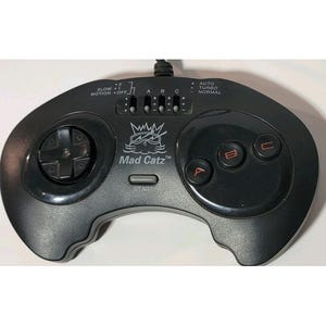 Sega Genesis MAD CATZ 3 Button Auto/Turbo Fire & Slow Motion Controller