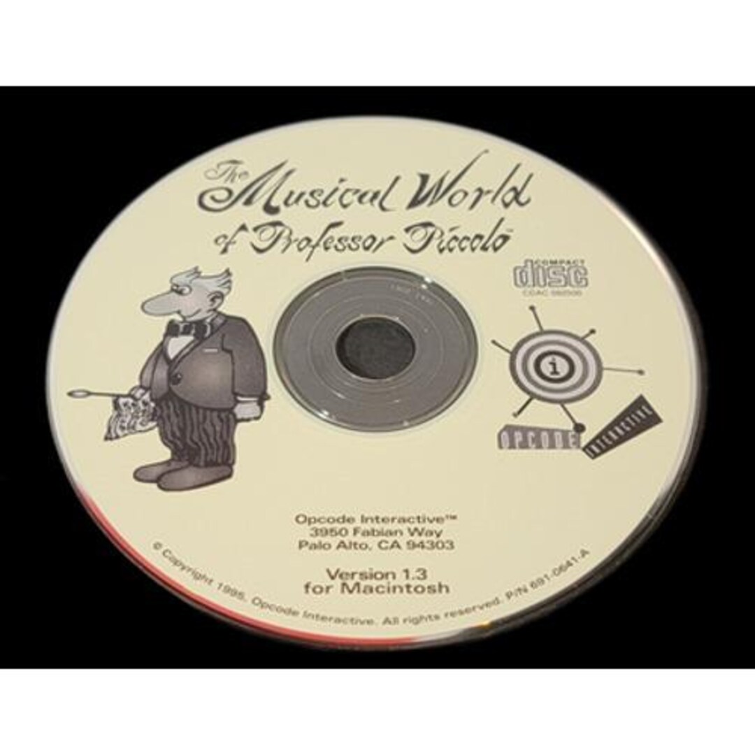 The Musical World of Professor Piccolo V1.3 Opcode Interactive CD