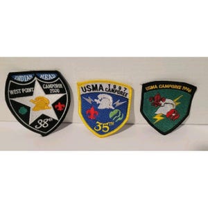 1996 1997 2000 USMA West Point 34 35 38 Camporee Scout Participant Patches