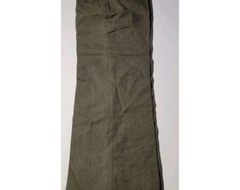 Vintage USMC Field Serge Green Trousers Wool Dress Uniform Pants Size 32L