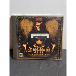 Blizzard Diablo II 2 Expansionsset Lord of Destruction CD PC-spel med nyckel