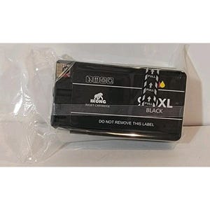 May include: A black Inkong inkjet cartridge in a clear plastic package. The cartridge has the text "XL BLACK" and "DO NOT REMOVE THIS LABEL". The package also has the Inkong logo and the words "INKJET CARTRIDGE".
