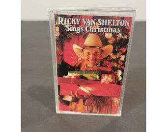 Ricky Van Shelton Sings Christmas Cassette 1989 Columbia