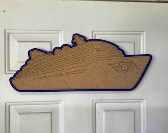 Tablero inspirado en Disney Cruise Line: exhibición de pared o magnética para aventuras comerciales en cruceros