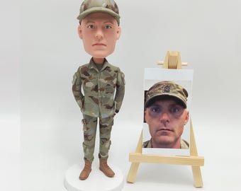 Boneco de camuflagem personalizado: boneco militar personalizado