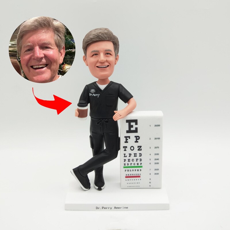 Eye Doctor Dad Father's Day Bobblehead - Gift