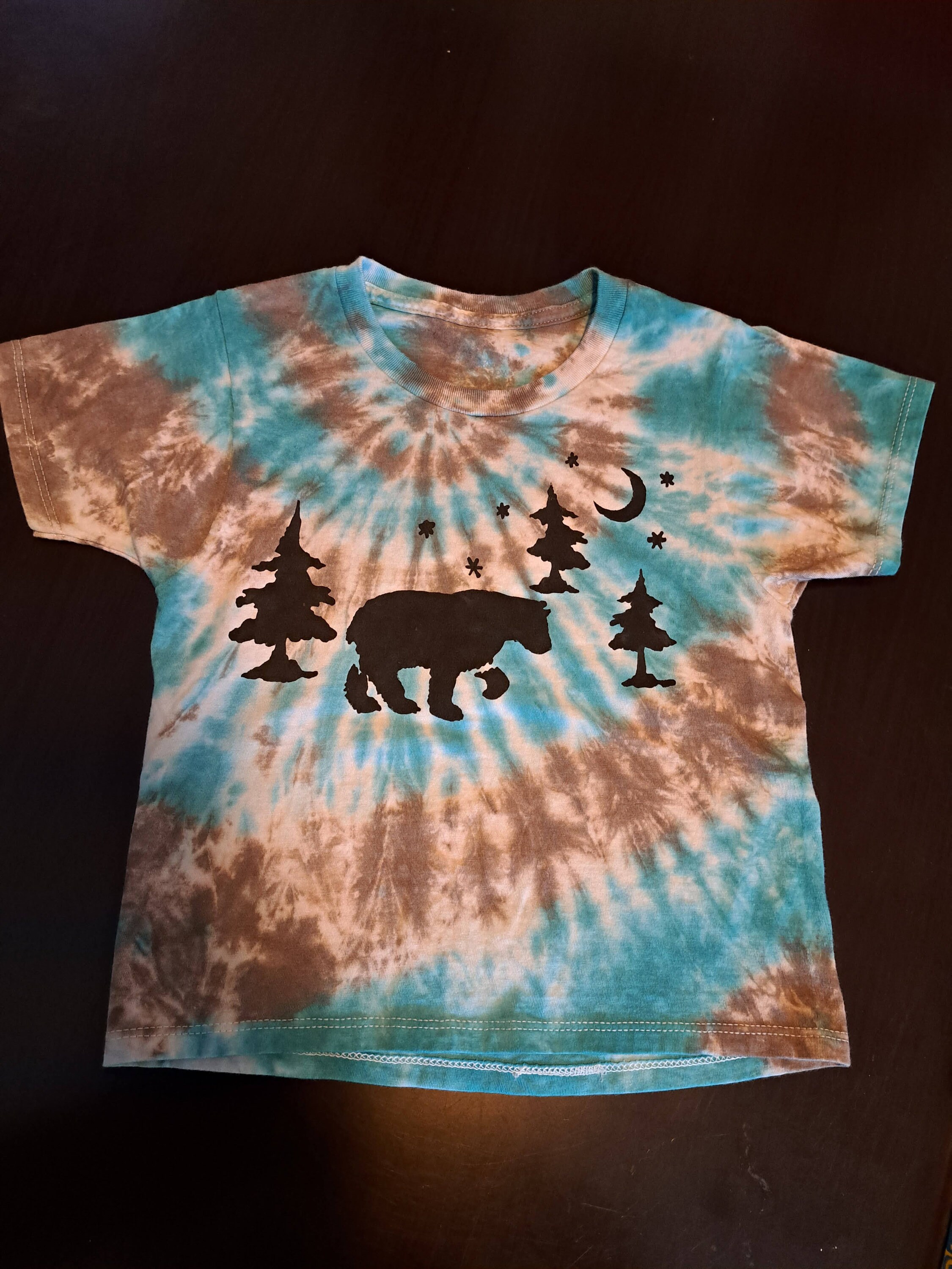 Rustic Forestbear Theme Tie Dye Etsy 