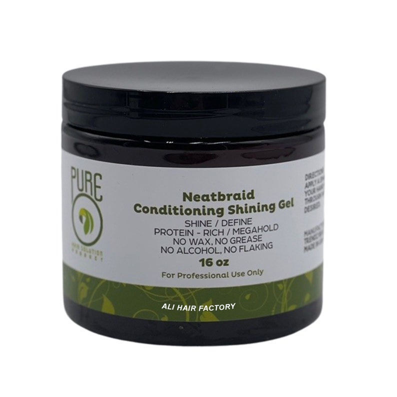 Pure O Neat Braid Conditioning Shining Gel Wax 16 OZ Etsy