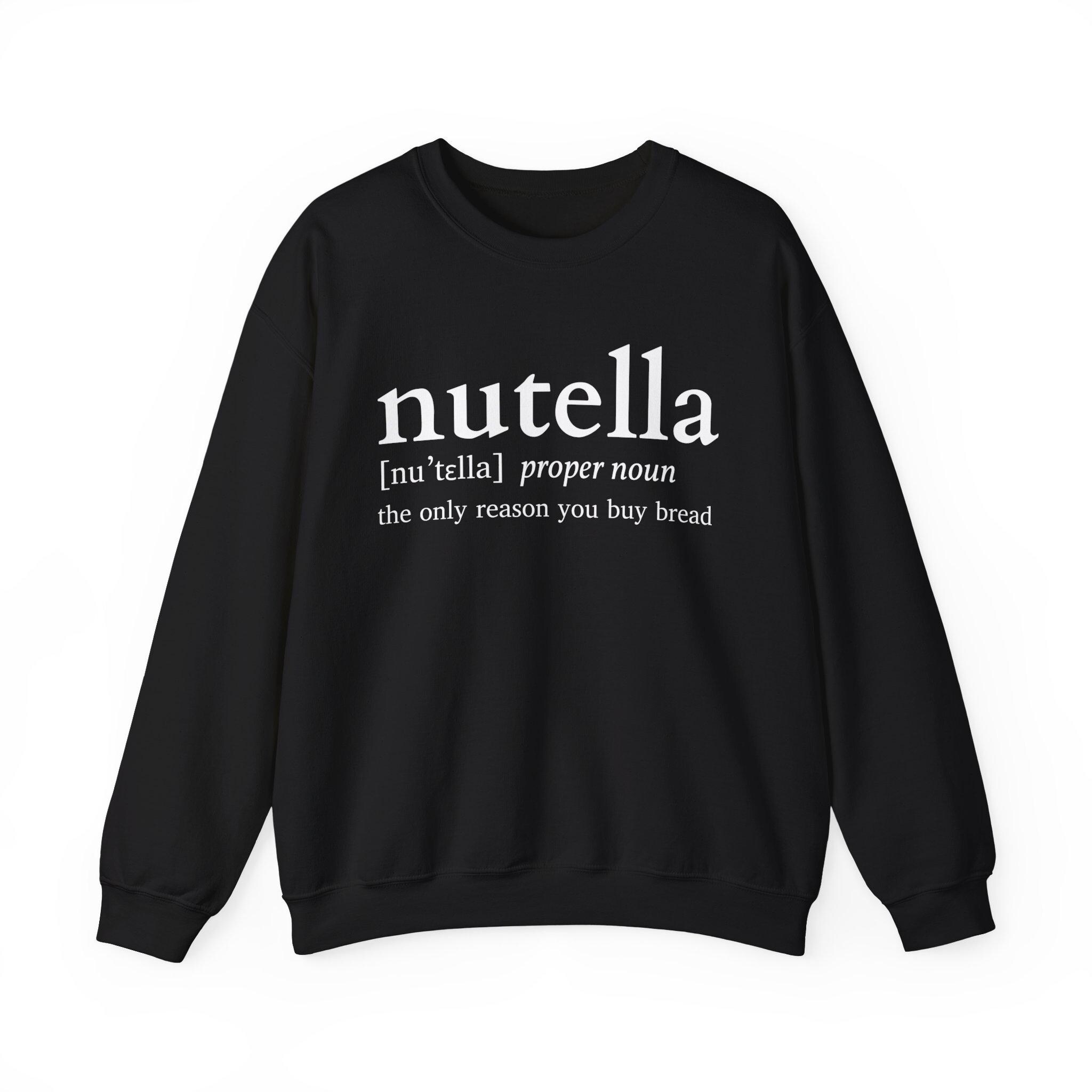 Nutella Definition Felpa Felpa estiva girocollo unisex in misto pesante Ocean of Crafts Etsy Italia