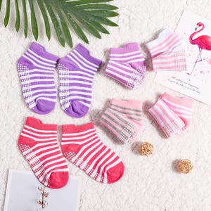 6 pairs of high quality cotton baby Socks, Custom Children&#39;s Non-slip Socks, Personalized Baby Socks, Custom Socks,  Infant Floor Socks
