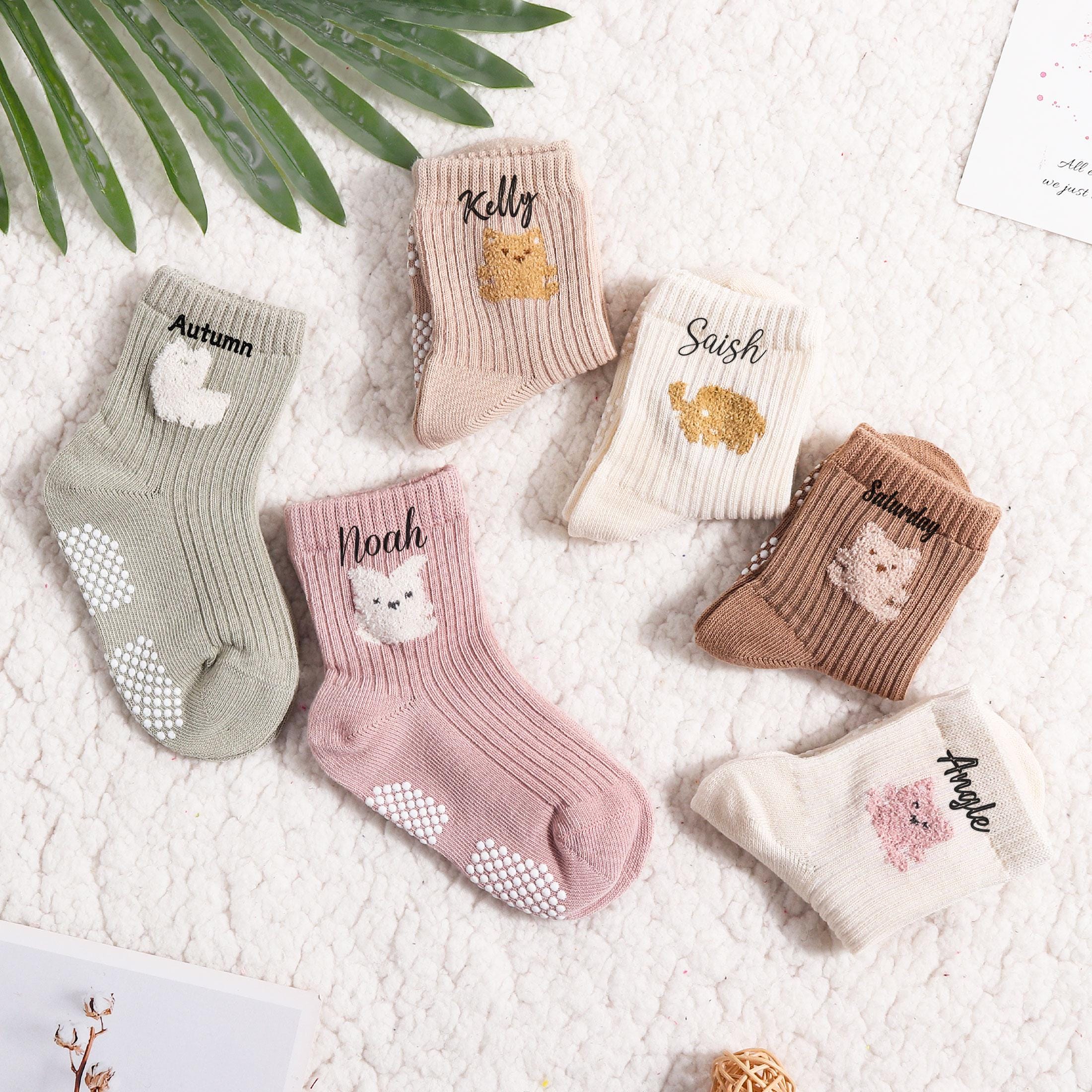 Calzini Antiscivolo Per Bambini DRESHOW - Con Suola In Grip - Set Da 6 Paia - Cotone Morbido - Foto 8