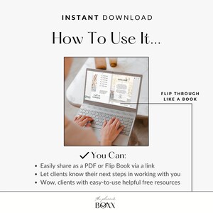 May include: A laptop computer screen displaying a digital flip book with a table of contents and a welcome page. The text on the screen reads "Table of Contents" and "Welcome". The laptop is on a table with a person's hands typing on the keyboard.