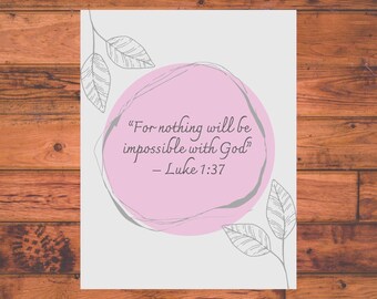 Bible Study Journal | Bible Journaling | Faith Planner | Printable | Digital Download | PDF