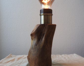 Lampe à poser en bois de chêne - ALIEN