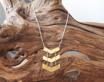 Collier pendentif plastique recyclé