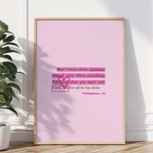 Modern Christian Art Christian Wall Art Printable Scripture Wall Art Digital Product Bible Verse Wall Art Pink Wall Art Digital Download