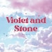 Violet and Stone Prints
