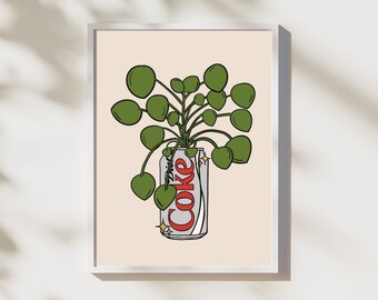 Diet Coke Floral | Digital Download | Instant Downloa…