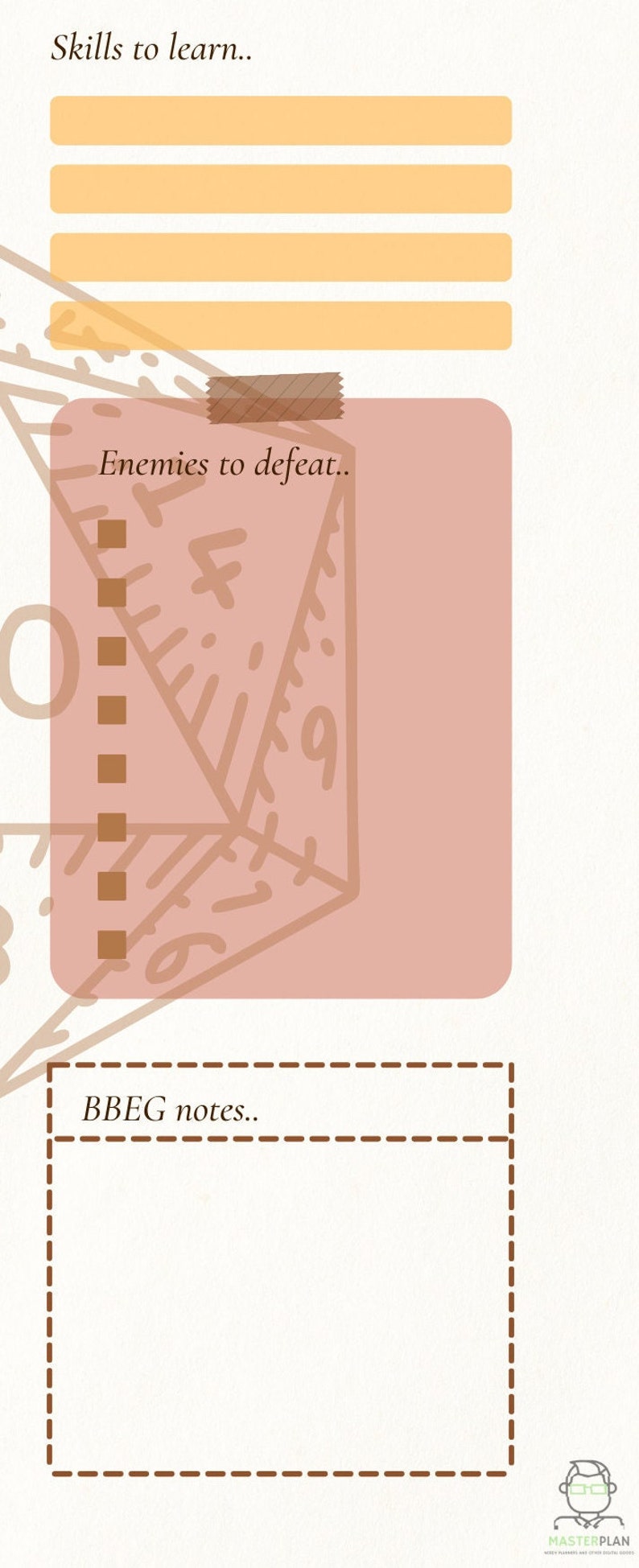 Quest Schedule, Planner, Digital Download, Printable Etsy