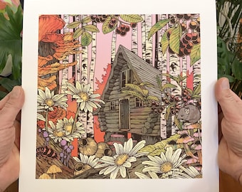 NATURE PRINT - HUT
