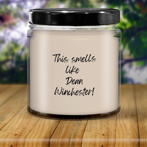Dean Winchester Candle Etsy