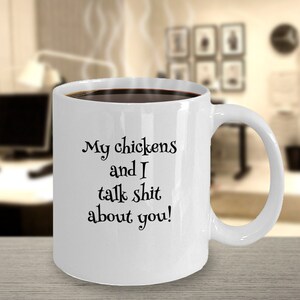 Chicken mug chicken gifts for chicken lovers backyard chickens farm animal gifts chicken coffee mug chicken coffee cup my chickens and I