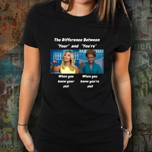 Republican Gift for Republican T-shirt Conservative T-shirt political Gifts Funny Democrat T-shirt Kayleigh McEnany Karine Jean Pierre Shirt