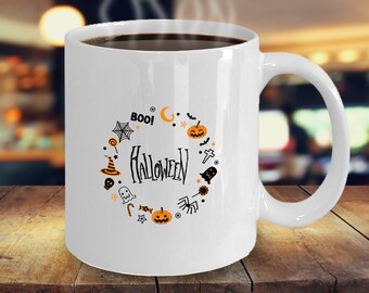 This Is Halloween Mug Halloween Gifts for Halloween Decor Spooky Mug Pumpkin Mug Spider Web Ghost Gifts Trick or Treat Mug Spooky Season Mug