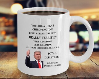 Worlds Best Chiropractor Mug Trump Great Chiropractor Mug Chiropractor Trump Mug Chiropractor Coffee Mug Chiropractor Coffee Cup Male