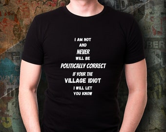 政治的に正しくないTシャツ 村のバカへの贈り物 共和党員への贈り物 共和党員への贈り物 Tシャツ 保守派への贈り物 保守派への贈り物