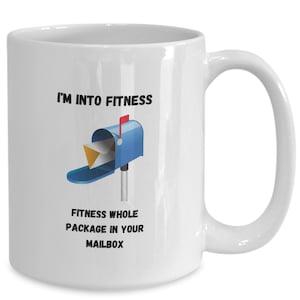 I'm Into Fitness Postal Worker Gift Mailman Mug Post Office Worker Postal Worker Gift Postman Gift Mailman Appreciation Mailman Retirement