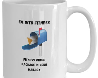 I'm Into Fitness Postal Worker Gift Mailman Mug Post Office Worker Postal Worker Gift Postman Gift Mailman Appreciation Mailman Retirement