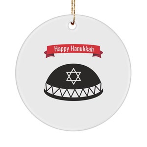 Yarmulke Gifts Yarmulke Ornament Kippah Ornament Hanukkah Ornament Hanukkah Gifts Jewish Holiday Ornaments Hanukkah Decorations