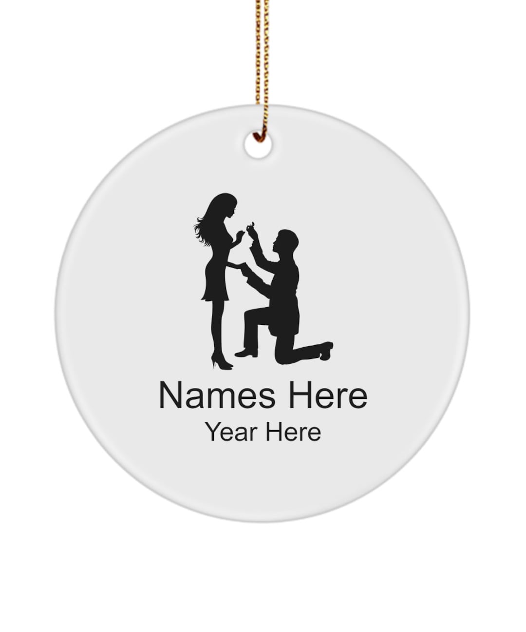 Proposal Ornaments Marriage Proposal Marriage Ornament Engagement Ornament Personalized Proposal