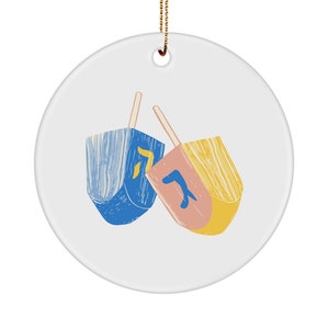 Dreidel Geschenk für Chanukka Dreidel Ornament Chanukka Ornamente Chanukka Dekorationen Jüdische Ornamente Dreidel Dekorationen Chanukka Geschenke