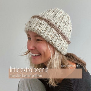 Little Extra Beanie Pattern (Crochet)