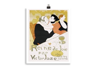 vintage Français Poster - Reine de Joie